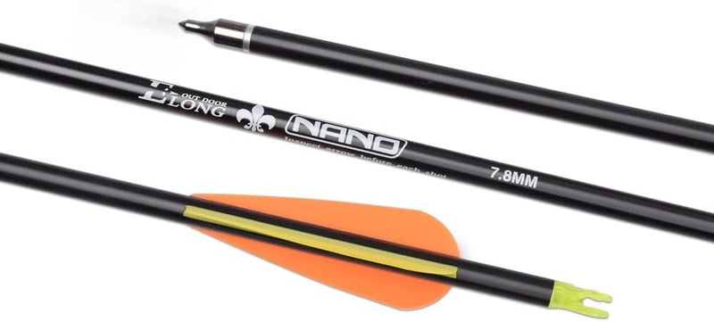 TY Archery Carbon Arrow Hunting Arrows with 100 Grain Removable Tips for Archery Compound & Recurve & Traditional Bow Practice Shooting (Pack of 12) - Image 5