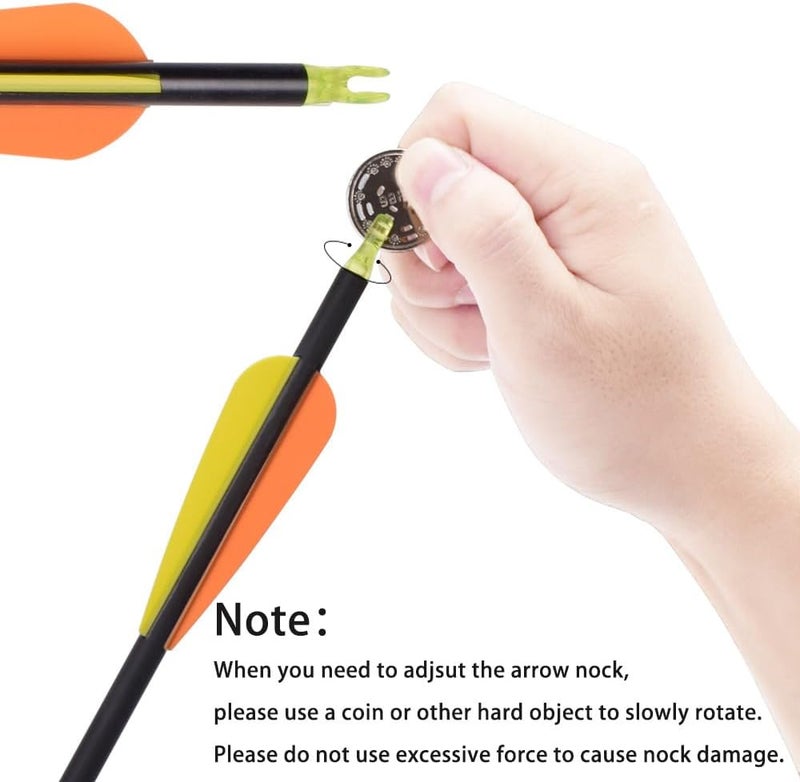TY Archery Carbon Arrow Hunting Arrows with 100 Grain Removable Tips for Archery Compound & Recurve & Traditional Bow Practice Shooting (Pack of 12) - Image 3