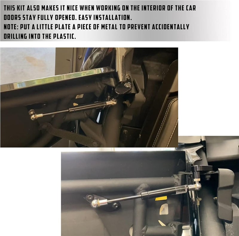 FLAMPETUS Door Opener Kits Billet Aluminum Anodized for Can-Am Maverick X3 2017-2020 UTV - Image 5