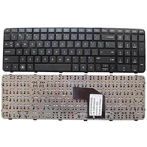WISTAR Laptop Keyboard for HP Pavilion G6-2000 G6-2100 G6-2200 G6-2300 G6T-2000 Series 699497-001 697452-001 700271-001 AER36U02310 (Black) with Frame - Image 1