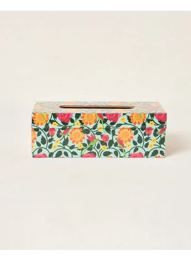 Chumbak Rani Bagh Tissue Box, 9"x5" | Palace Memoirs