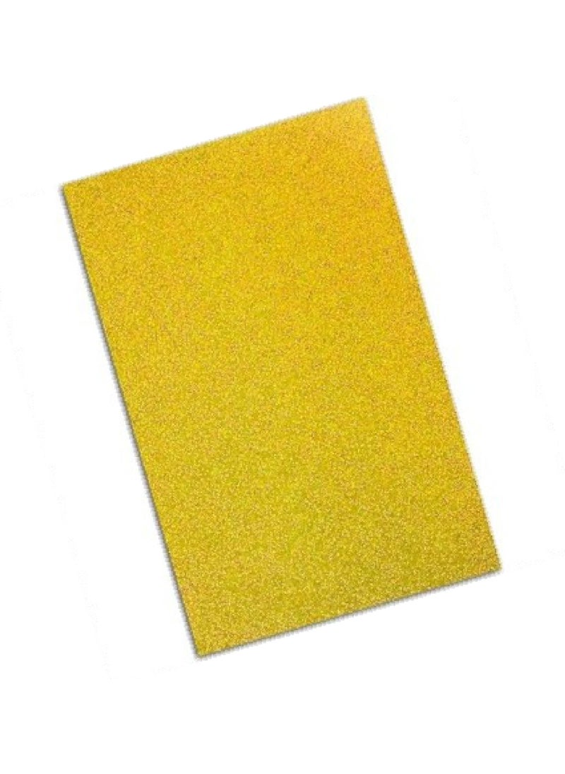 Ticon 40 Pieces A4 Glitter Adhesive Eva 20X30CM Gold  - Image 3