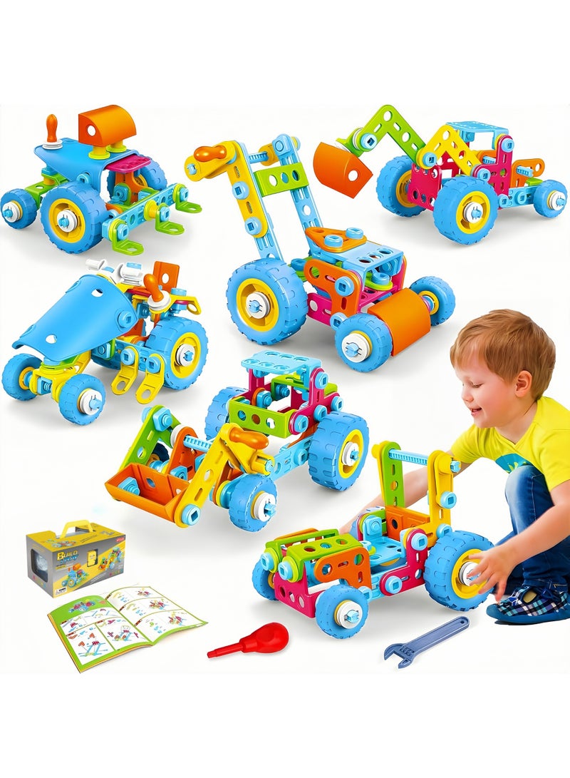 LBMT ألعاب Building Blocks STEM، مجموعة ألعاب ألغاز هدايا عيد ميلاد الأولاد بعمر 5+ عامًا، ألعاب تعليمية إبداعية لمشاريع العلوم والتكنولوجيا والهندسة والرياضيات للأطفال من سن 5 إلى 12 عامًا (118 قطعة) - Image 1