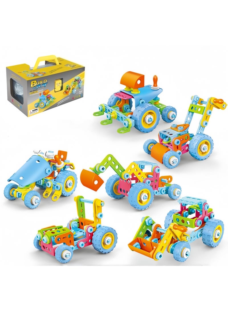 LBMT ألعاب Building Blocks STEM، مجموعة ألعاب ألغاز هدايا عيد ميلاد الأولاد بعمر 5+ عامًا، ألعاب تعليمية إبداعية لمشاريع العلوم والتكنولوجيا والهندسة والرياضيات للأطفال من سن 5 إلى 12 عامًا (118 قطعة) - Image 5