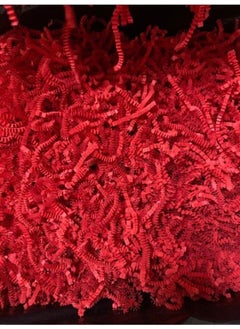 Verahed Cracked Z Zigzag Pelur Scrap Paper 1000 gr Red Color Ornament Filling Material 1 kg Black Paper 