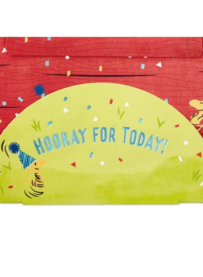 Hallmark Paper Wonder Peanuts Pop Up Birthday Card (Snoopy Dog House) - Image 4