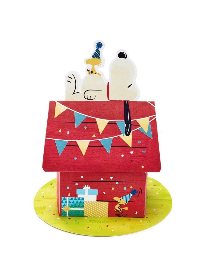 Hallmark Paper Wonder Peanuts Pop Up Birthday Card (Snoopy Dog House) - Image 3