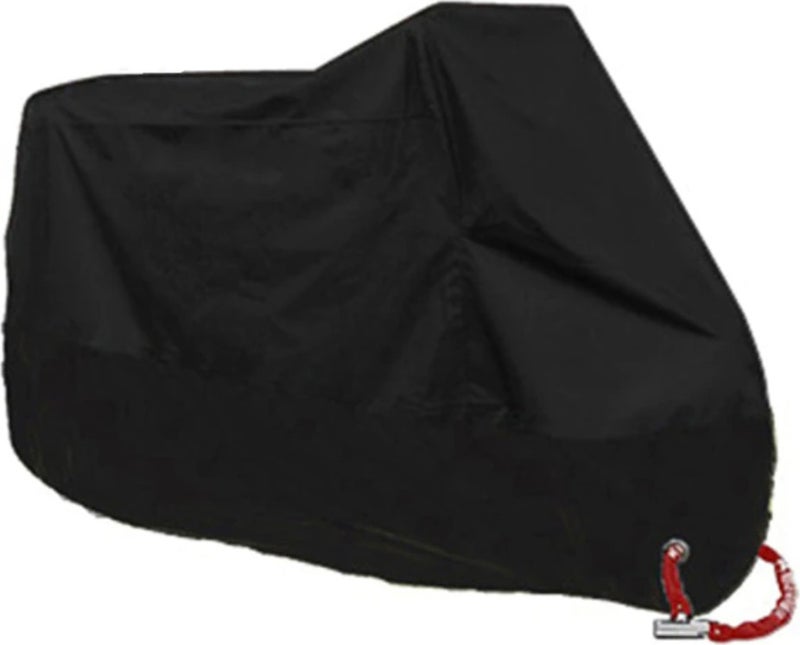 Motorcycle 170T Waterproof Tarpaulin Black with Bag