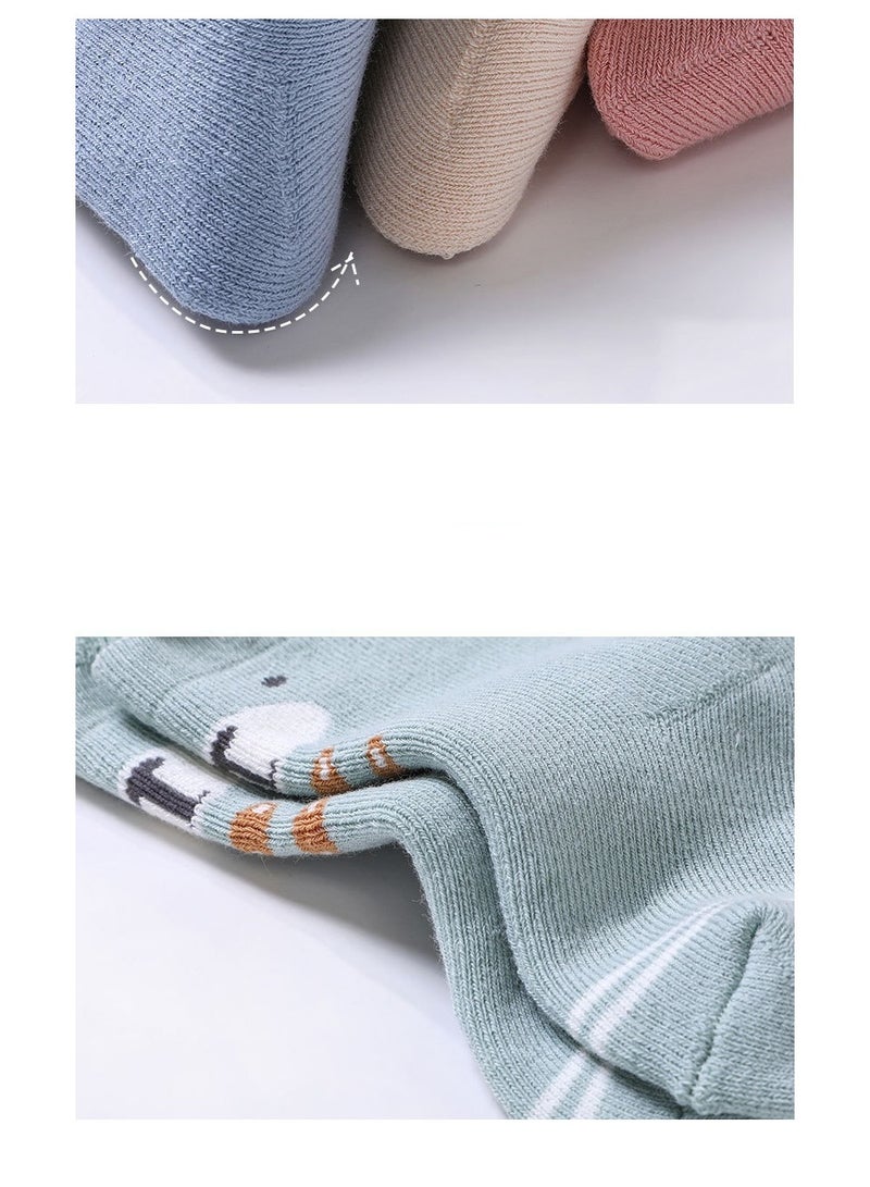 6 Pairs Of Thickened Warm Terry Socks For Infants And Young Children - Image 5