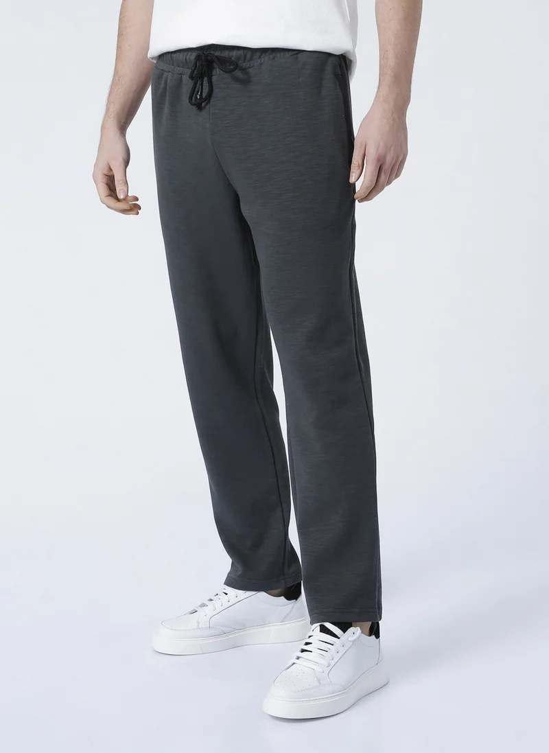 نورث ايس Ni202110411 Regular Fit Plain Khaki Men's Sweatpants