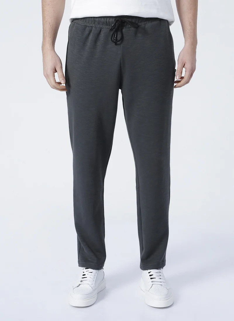 نورث ايس Ni202110411 Regular Fit Plain Khaki Men's Sweatpants