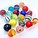Miutrue 20 Vintage Marbles Bulk for Kids Ages 4812 Hobbyist for Marble Run Track Game Small Marbles Game Toy 16mm 20pcs - Image 3