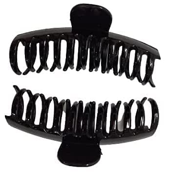 advancedestore Pack of 3 Black Butterfly hair clutchclipsclaws for women and girls Medium - Image 2