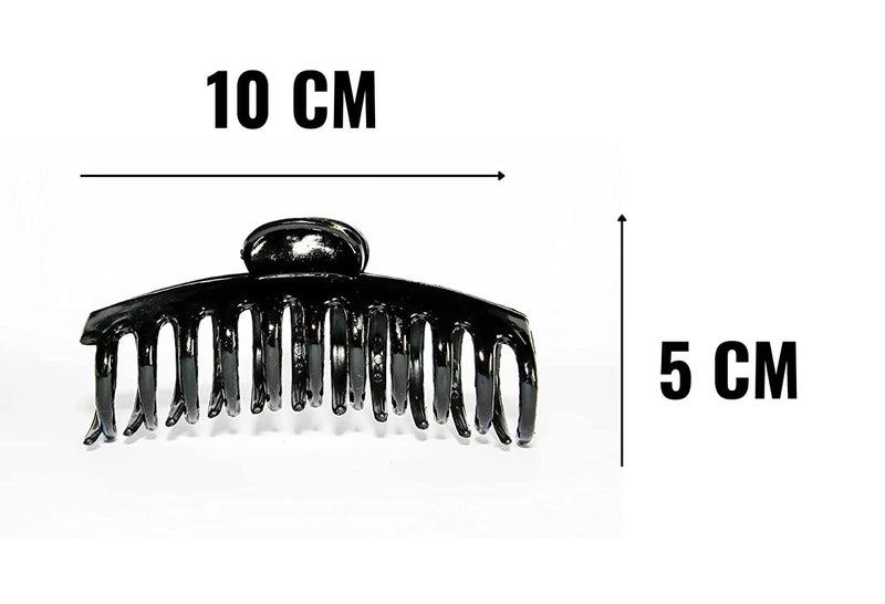 advancedestore Pack of 3 Black Butterfly hair clutchclipsclaws for women and girls Medium - Image 4