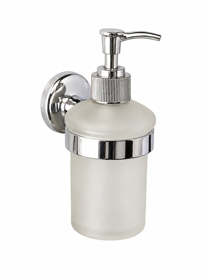 Luxury  Glass Soap Dispenser 400 ML– A Touch of Elegance and Functionality for Every Bathroom - Image 1