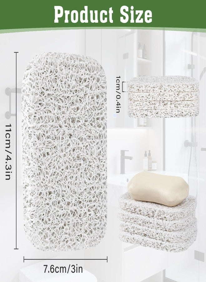 Emlim 4 Pack Soap Holder Pad，Soap Holder for Kitchen & Bathroom，White Non-Slip Soap Lifting Pads for Soap Dish - Image 4