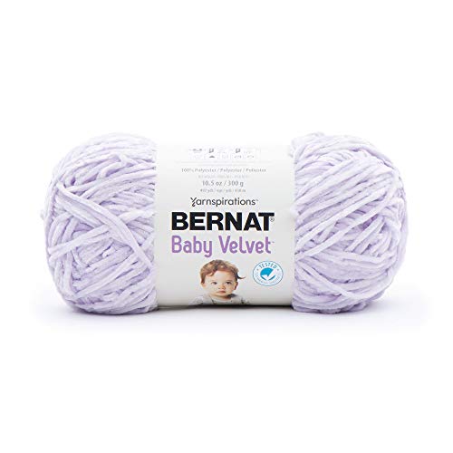 Bernat 16418686032 Baby Velvet Yarn, Lilac Blooms - Image 1