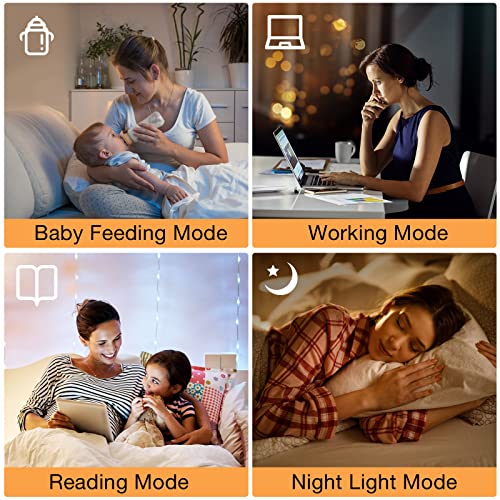 Ambimall Floor Lamps for Living Room, 64" Modern Floor Lamp with Remote Control and Stepless Dimmable Colors Temperature & Brightness, Standing Lamps for Living Room Bedroom Office, 9W Bulb Included - Image 5