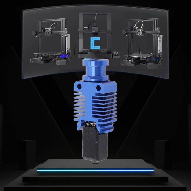 3D Printer Hot End Kit All Metal Integrated Hardened Steel 0.4mm Nozzle 1.75mm Filament 24V 60W Ceramic Heating Block Hotend For Ender 3 - Image 3