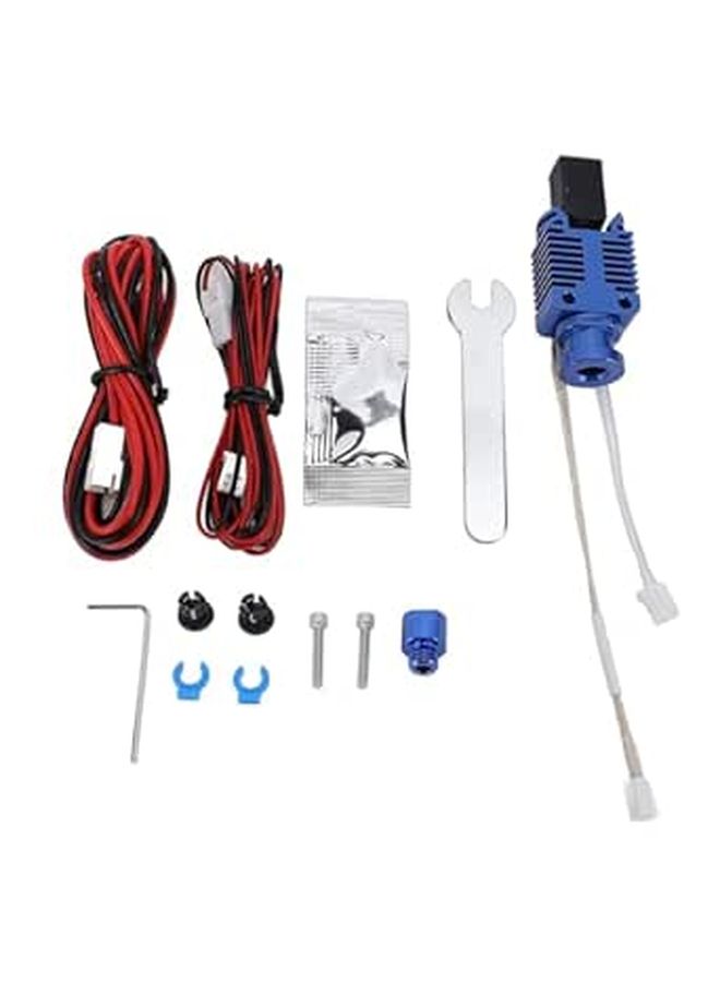 3D Printer Hot End Kit All Metal Integrated Hardened Steel 0.4mm Nozzle 1.75mm Filament 24V 60W Ceramic Heating Block Hotend For Ender 3 - Image 1
