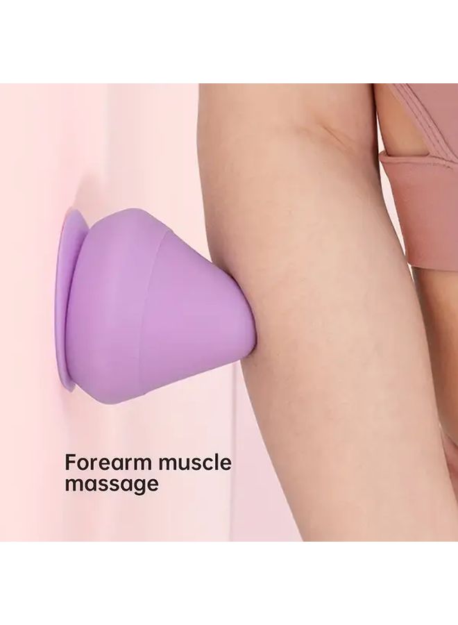 Purple Massage Ball For Muscle Relaxation Back Neck Shoulder Foot Portable Soft - Image 5
