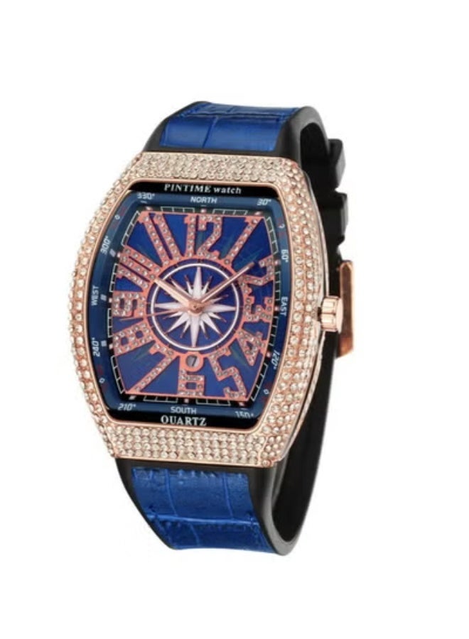 PINTIME Men's Fashion Casual Waterproof Quartz Watch - Image 1