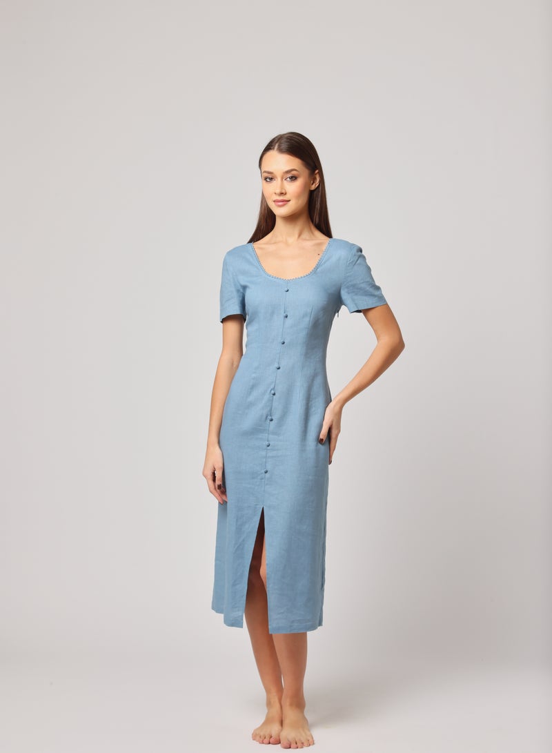 Ashita Fernandes Button Front Midi Dress  - Image 1