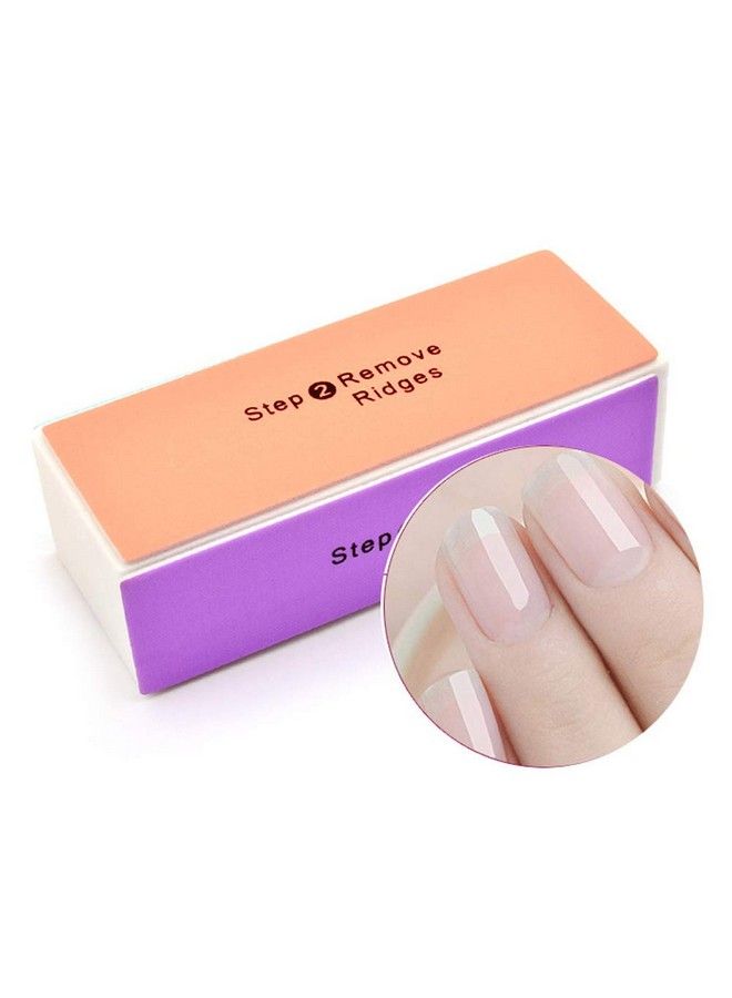 Quupy 4 Way Nail Buffer Block Filesmoothshinenail Polisher Sponge Emery Board Nail Art Care Buffing Buffer Mini Manicure Sanding Blocks Shine Pedicure Tool For Women Lady(Random Color10 Pcs) - Image 3