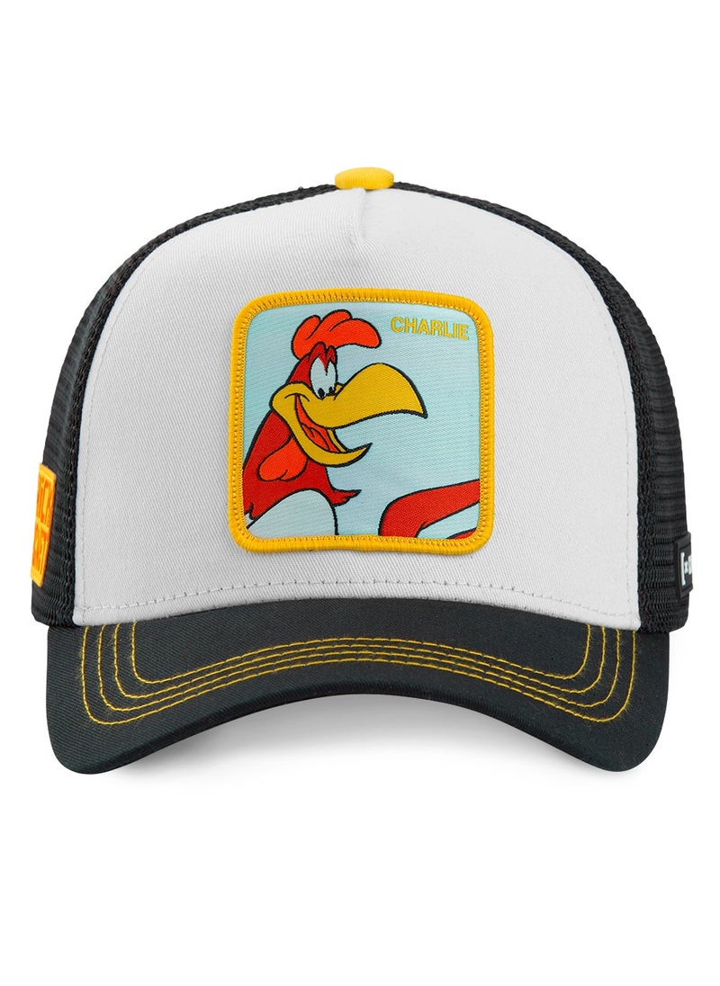 [ X ] Capslab - Looney Tunes Charlie Trucker Cap White - Image 1
