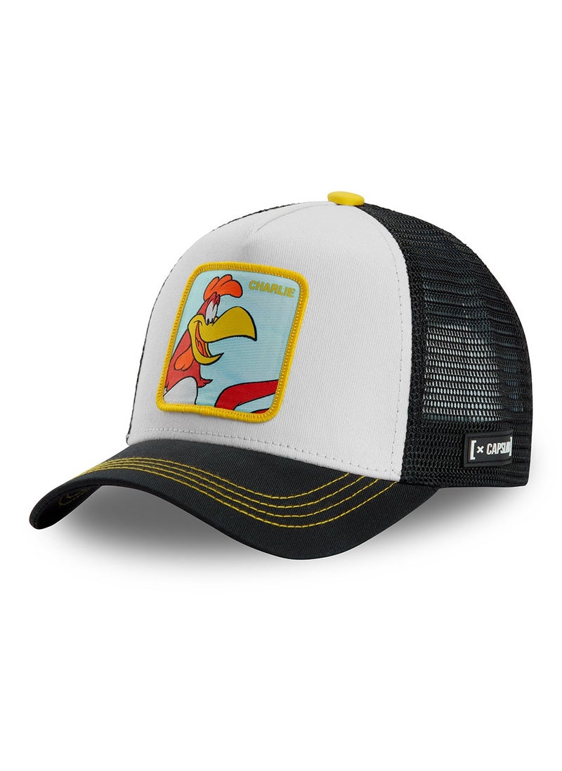 [ X ] Capslab - Looney Tunes Charlie Trucker Cap White - Image 1
