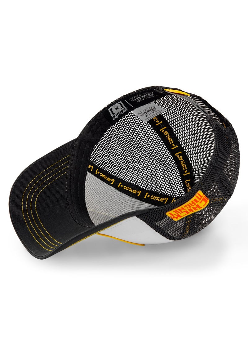 [ X ] Capslab - Looney Tunes Charlie Trucker Cap White - Image 1