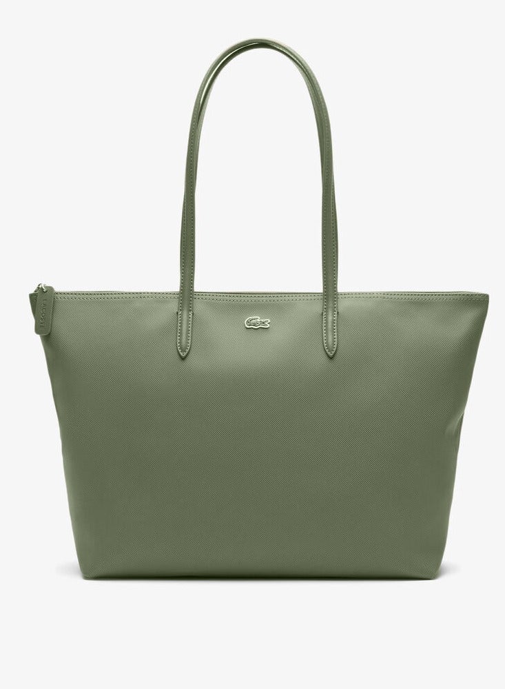Lacoste Women's L12.12 Concept Fashion Versatile Large Capacity Zipper Handbag Single Shoulder Bag Tote Bag Camera Bag Large - Image 2