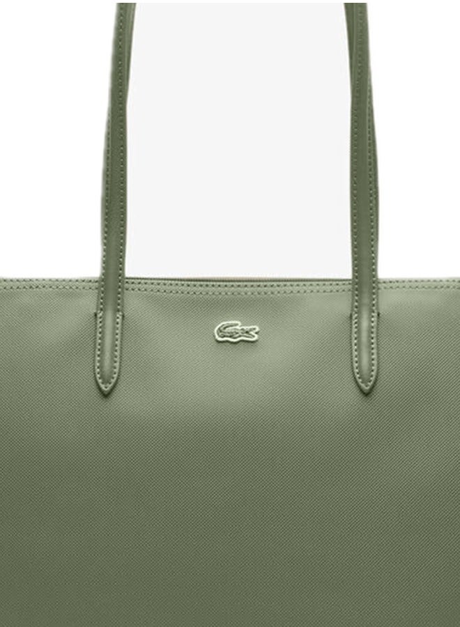 Lacoste Women's L12.12 Concept Fashion Versatile Large Capacity Zipper Handbag Single Shoulder Bag Tote Bag Camera Bag Large - Image 5