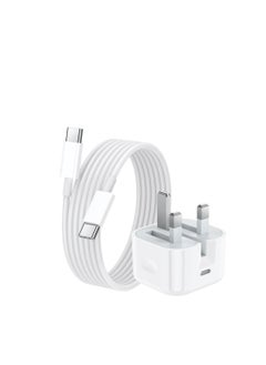 Generic iPhone 15 16 Fast Charger and Cable/2M, 20W Wall Charging Plug with USB C to C Cable Lead, Type C Charger Power Adapter for Apple iPhone 16 Pro/16 Pro Max/15 Plus/15 Pro Max/iPad Pro 13/12.9/5/4/3th/Mini 7/6  - Image 2