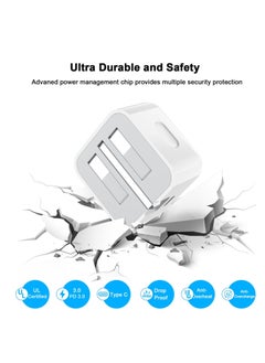 Generic iPhone 15 16 Fast Charger and Cable/2M, 20W Wall Charging Plug with USB C to C Cable Lead, Type C Charger Power Adapter for Apple iPhone 16 Pro/16 Pro Max/15 Plus/15 Pro Max/iPad Pro 13/12.9/5/4/3th/Mini 7/6  - Image 4