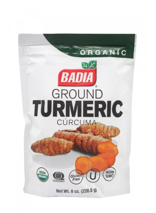 BADIA 8 oz Bag Organic Ground Turmeric / Curcuma Organica en polvo 