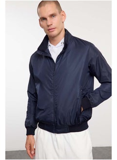 trendyol Navy Blue Regular Fit Seasonal Jacket Windbreaker Coat TMNAW25MO00027  - Image 1