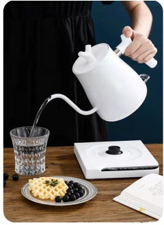 HTH 1L Electric Kettle 304 Stainless Electric Kettles for Boiling Water Pour Over Coffee & Tea 220V 1000W Quick Heating Constant Temperature Coffee Kettle  - Image 3