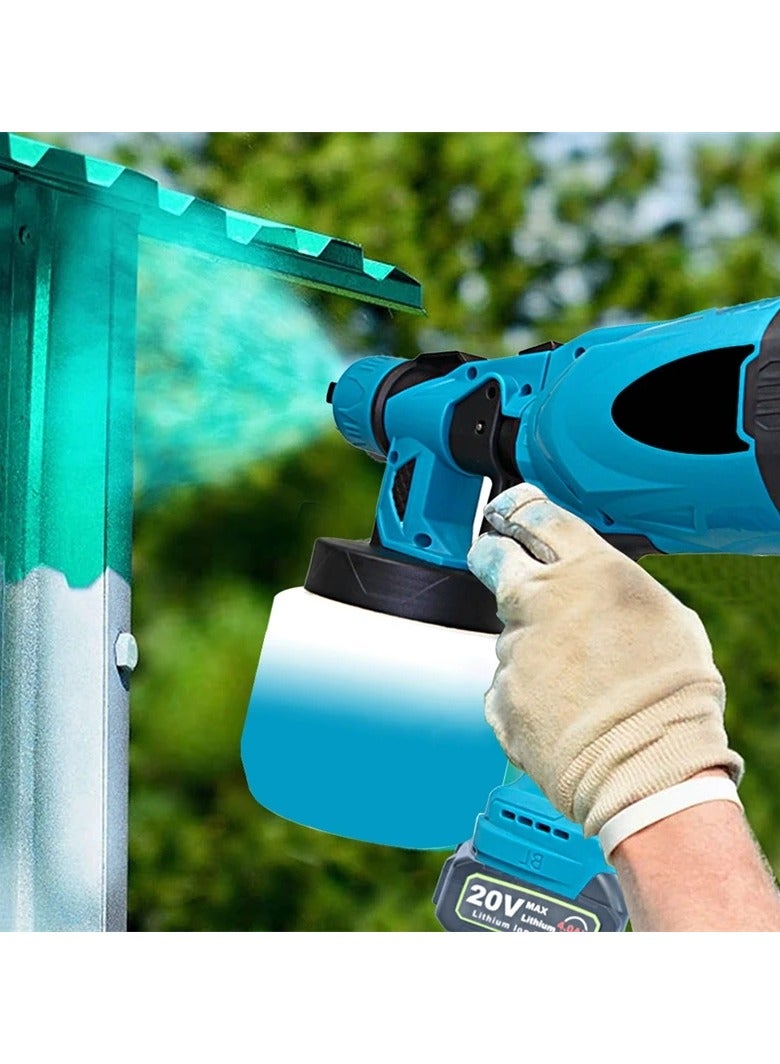 AROAQ Lithium Battery Rechargeable Electric Spray Gun Paint Spray Gun Oil Spray Gun Exterior Wall Small Paint Spray Machine Latex Paint Artifact - Image 3