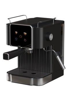 Generic 1050W 20Bar Professional Espresso Maker with Milk Frother Steamer Wand, Espresso Coffee Machine Black Color, Cappuccino & Latte Machine for Home, Retro, 1.8L Removable Water Tank  - Image 1