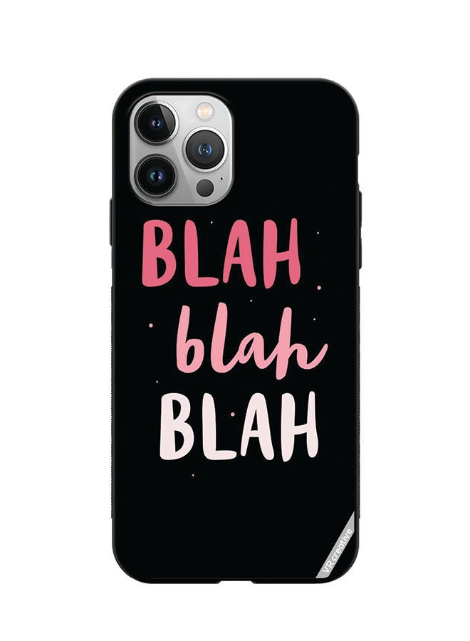 VR CREATIVE Protective Case Cover For Apple iPhone 11 Pro Blah Blah Blah Design Multicolour - Image 1