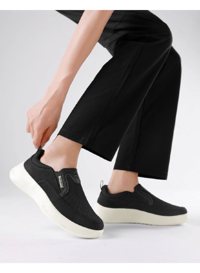 Noble bird New Men's Shoes Sneakers Breathable Lightweight Versatile Casual Shoes Slip-on For Seniors - Image 1