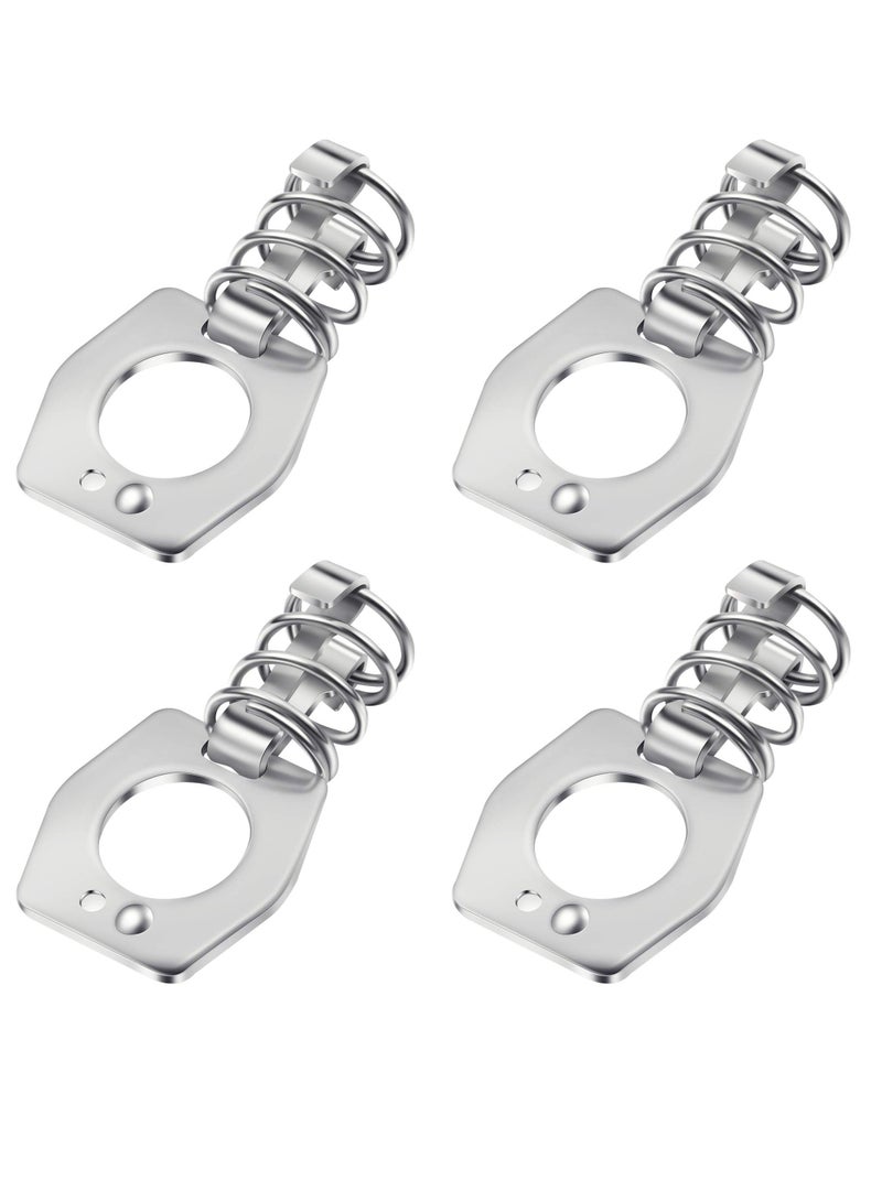 Generic Metal Water Heater Cam Lock Set 4pcs Silver Door Latch Fasteners for RV and Camper  - Image 1