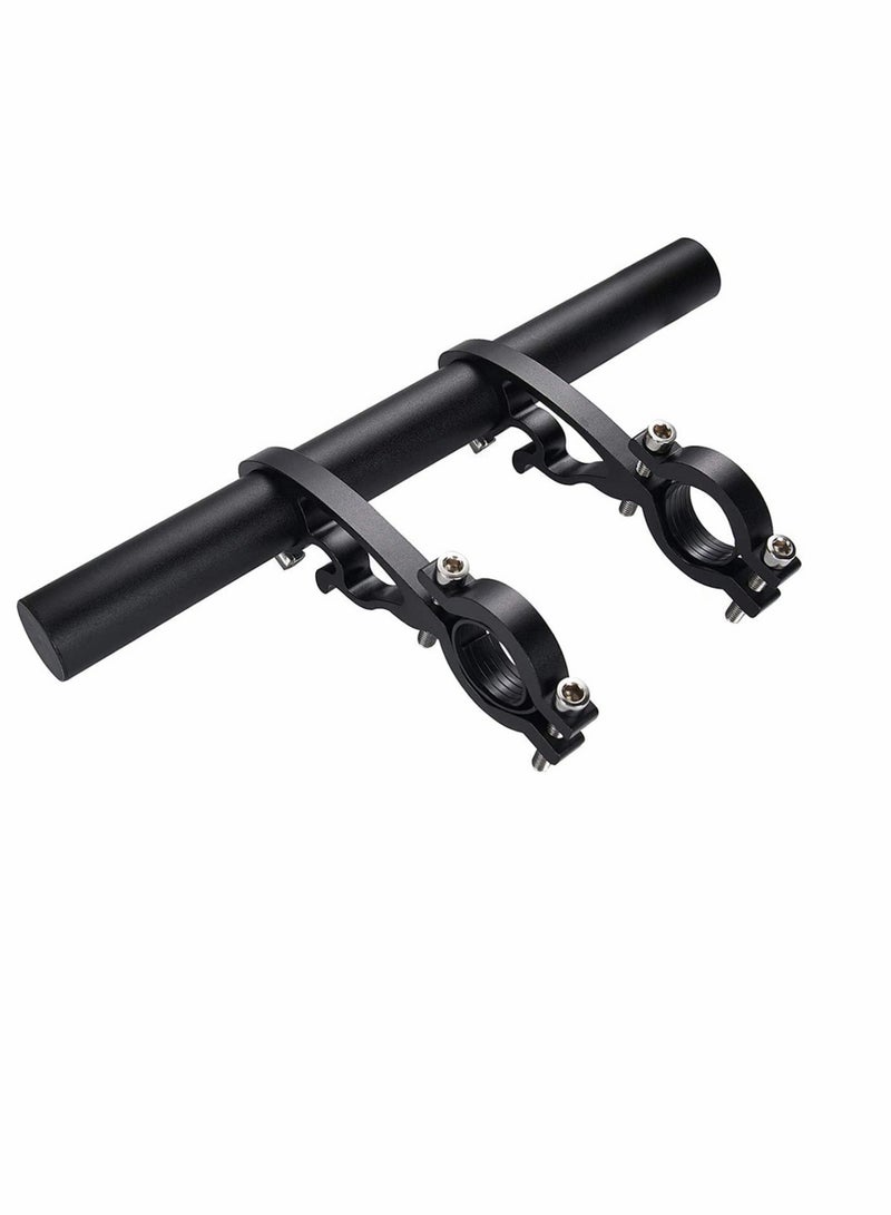 SOLARAE Bicycle Double Handlebars Extender Extension,Aluminum Alloy Super Long Bike Bracket Accessories,for Bike Mounts,Bicycle Extender Bars,for 22mm-32mm Bars Caliber - Image 1