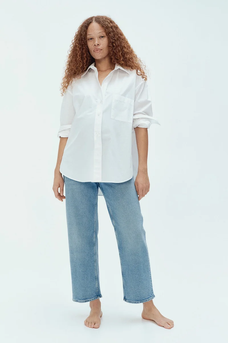 H&M MAMA Before &amp; After Straight Low Ankle Jeans
