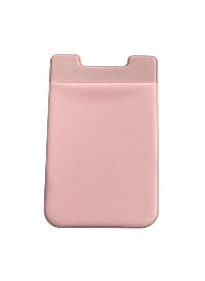 Generic - Manufacturers Lycra Mobile Phone Back Card Case Mobile Wallet Credit Card Case Digital Mobile Phone Periphery-Color:Pink - Image 1