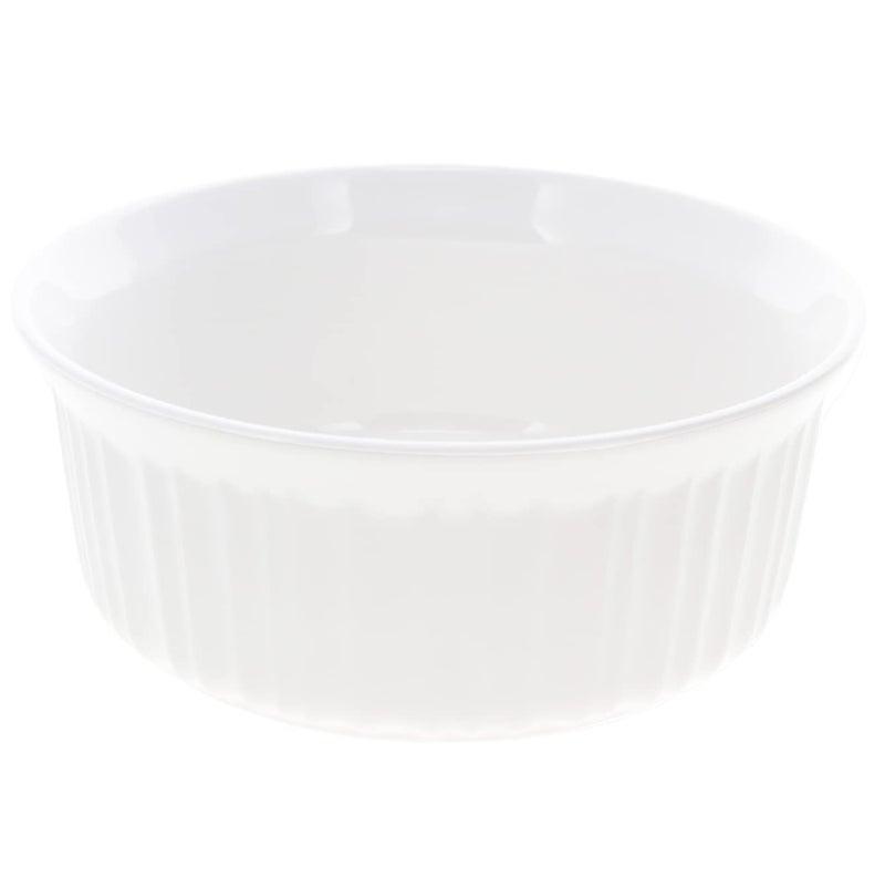 CorningWare FS5 1.5qt/1.4L Round French White Casserole Dish - Image 1