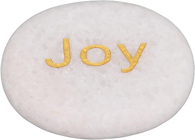 حجر الرخام التشجيعي فرحة الحجم ديكور أنيق هدية للأصدقاء العائلة المعلمين - Image 1