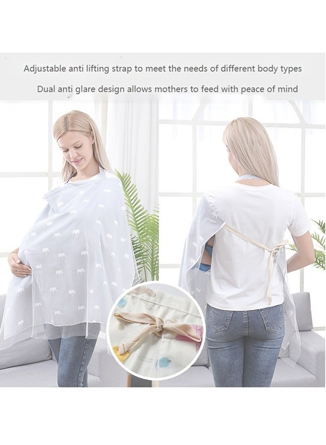 Muslin Nursing Cover For Newborn Baby Breastfeeding  - Image 1