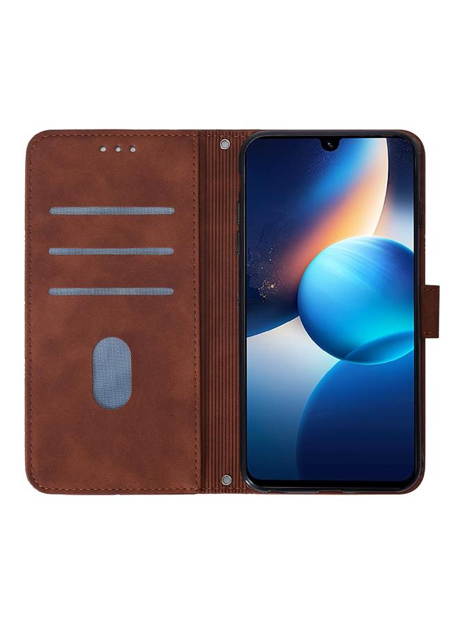 زبون جراب لهاتف Infinix Zero 20 / X6821، جراب هاتف جلدي قابل للطي منقوش ثلاثي الأبعاد - Image 3